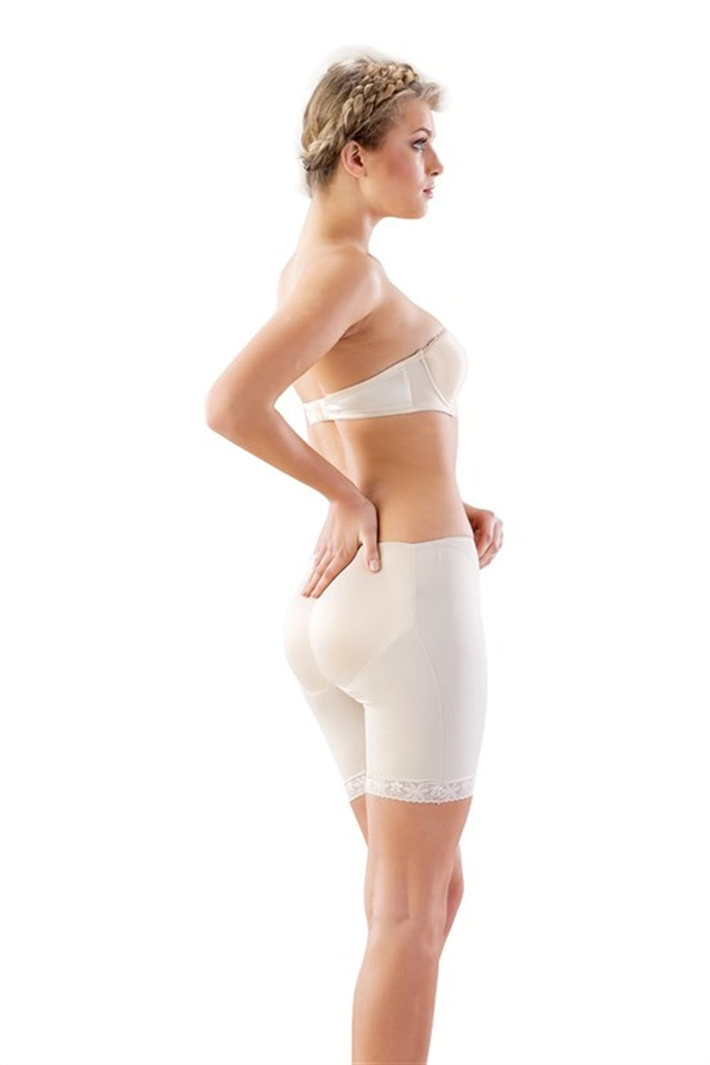 Emay 2002 Paçası Dantelli Pop-up Boxer Lohusa Korse - Hamileco Homewear