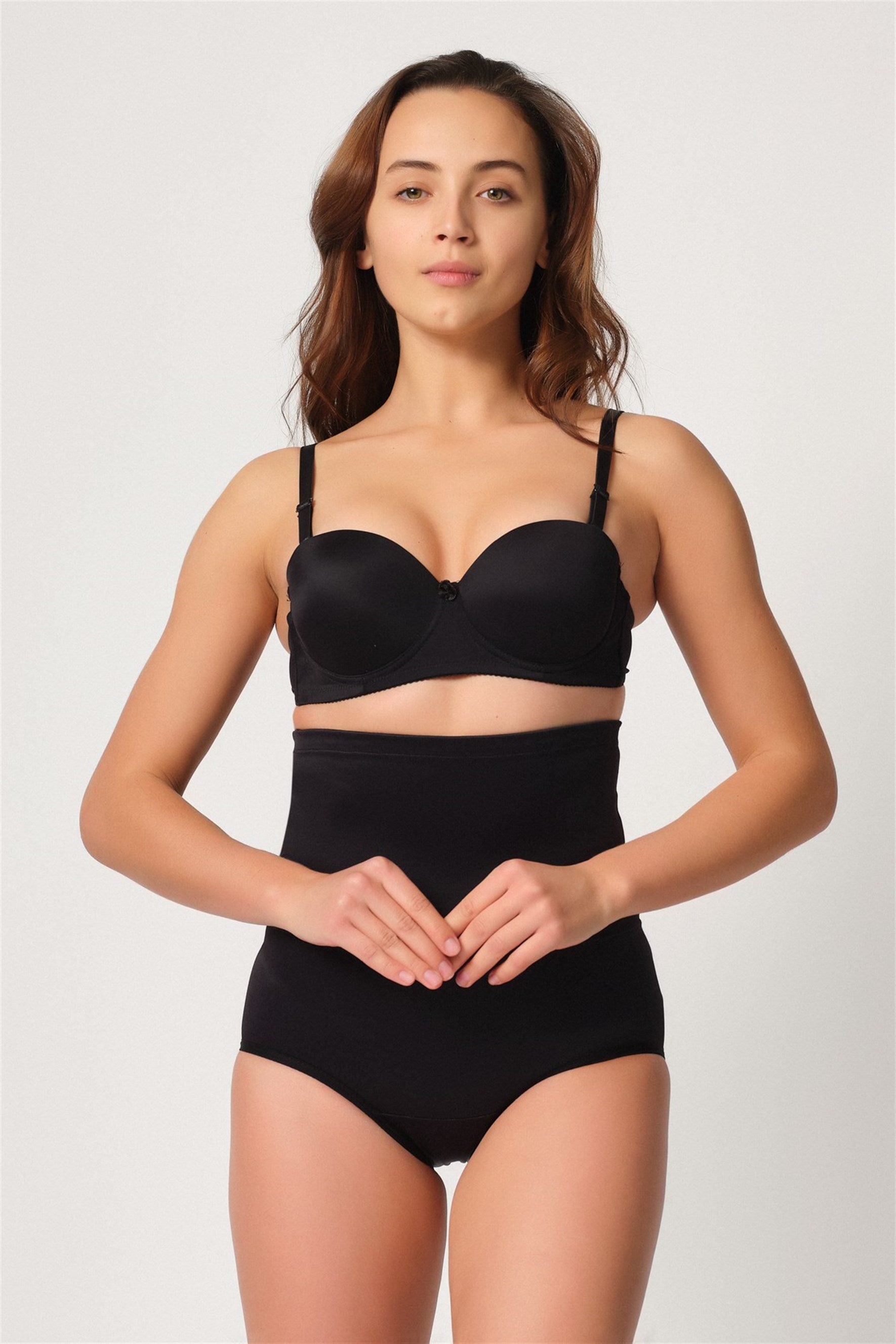 Emay 2005 Yüksek Bel Slip Pop-up Lohusa Korse - Hamileco Homewear