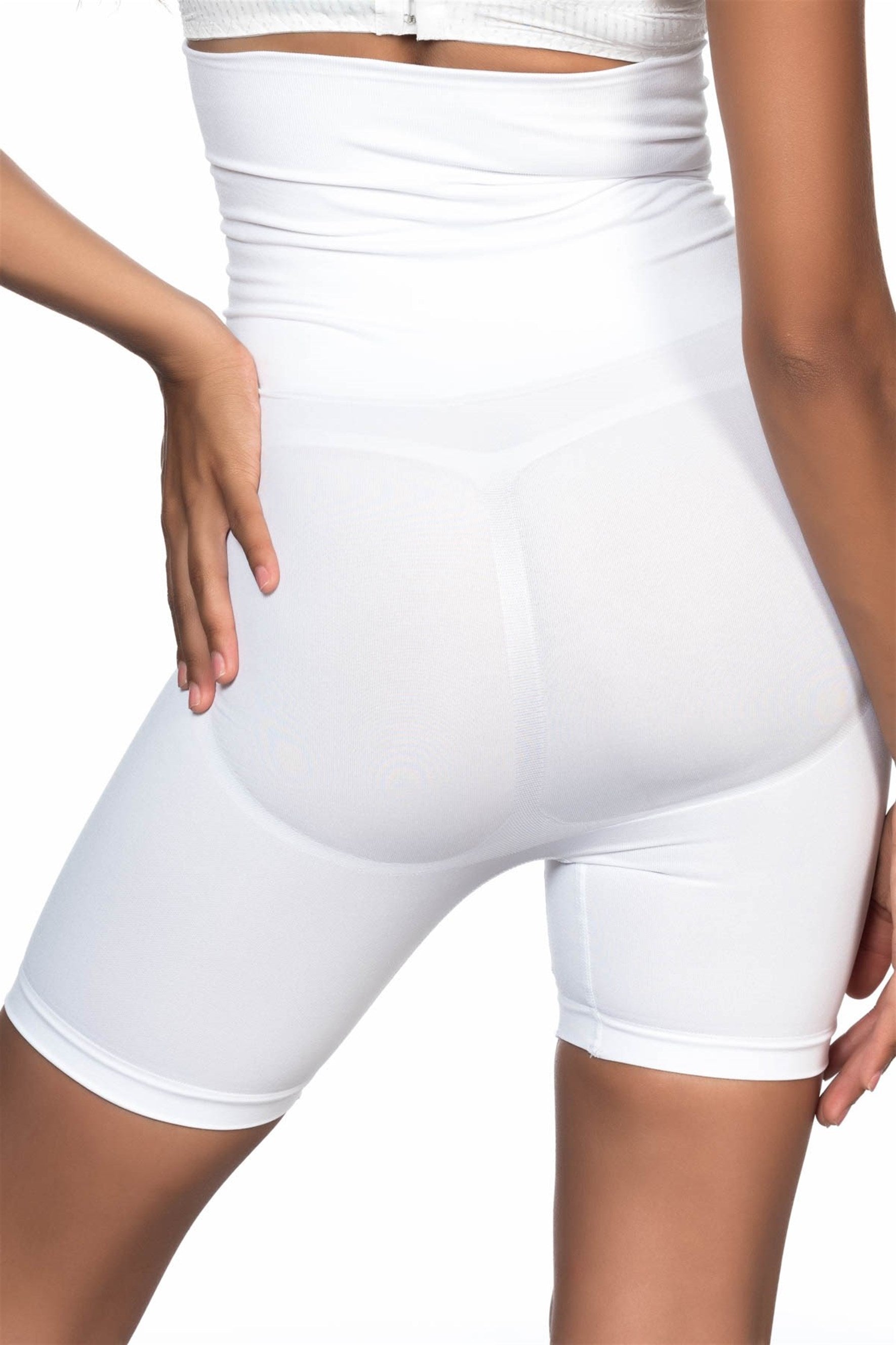 Emay 2014 Dikişsiz Yüksek Bel Double Boxer Lohusa Korse - Hamileco Homewear