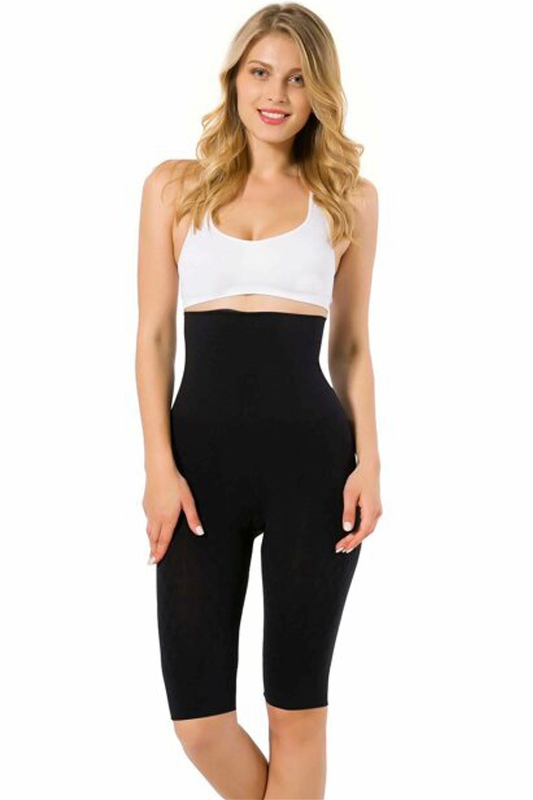 Emay 2015 Yüksek Bel Double Karın Toparlayıcı Uzun Paçalı Dikişsiz Lohusa Korse - Hamileco Homewear