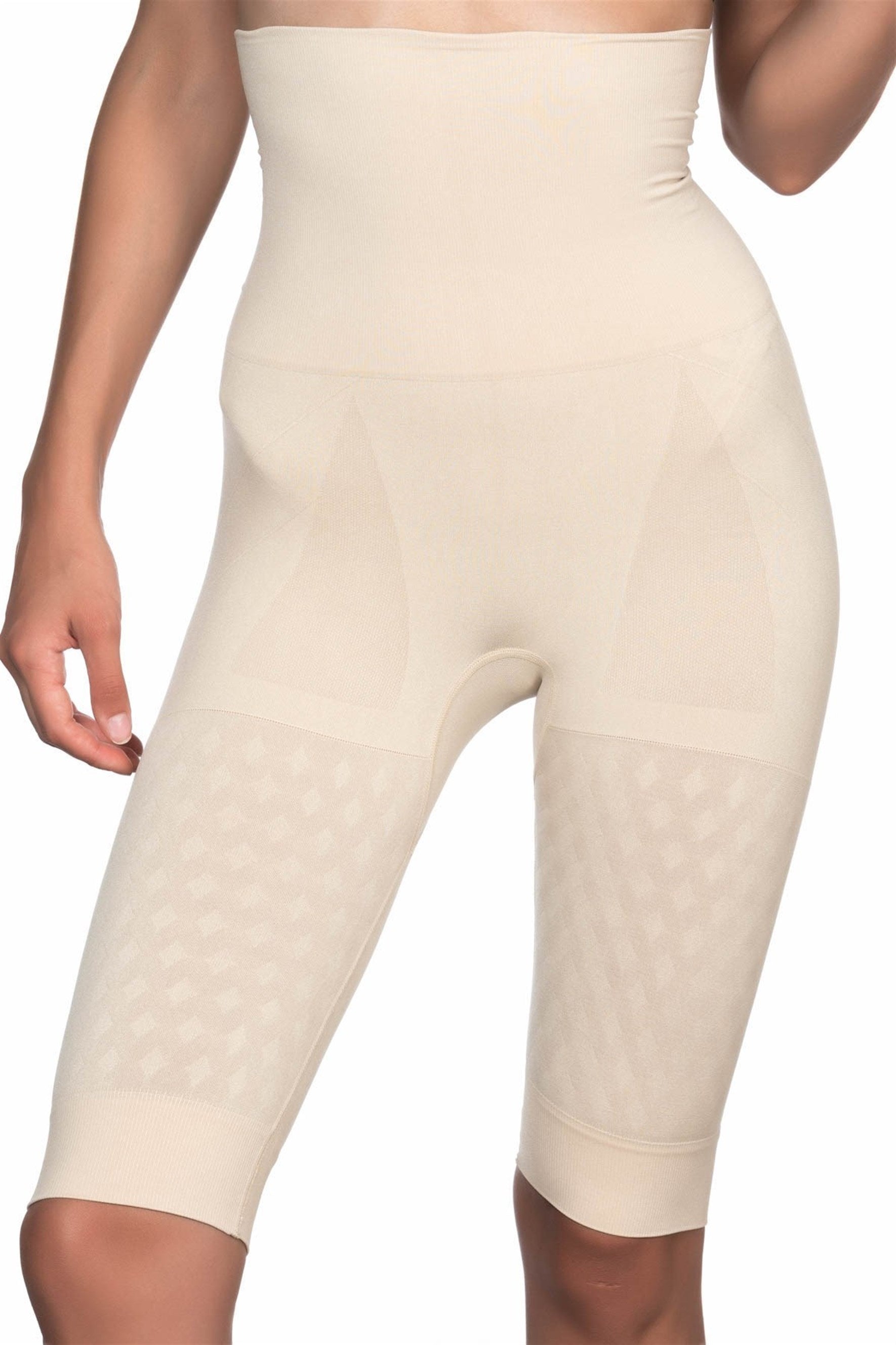 Emay 2015 Yüksek Bel Double Karın Toparlayıcı Uzun Paçalı Dikişsiz Lohusa Korse - Hamileco Homewear