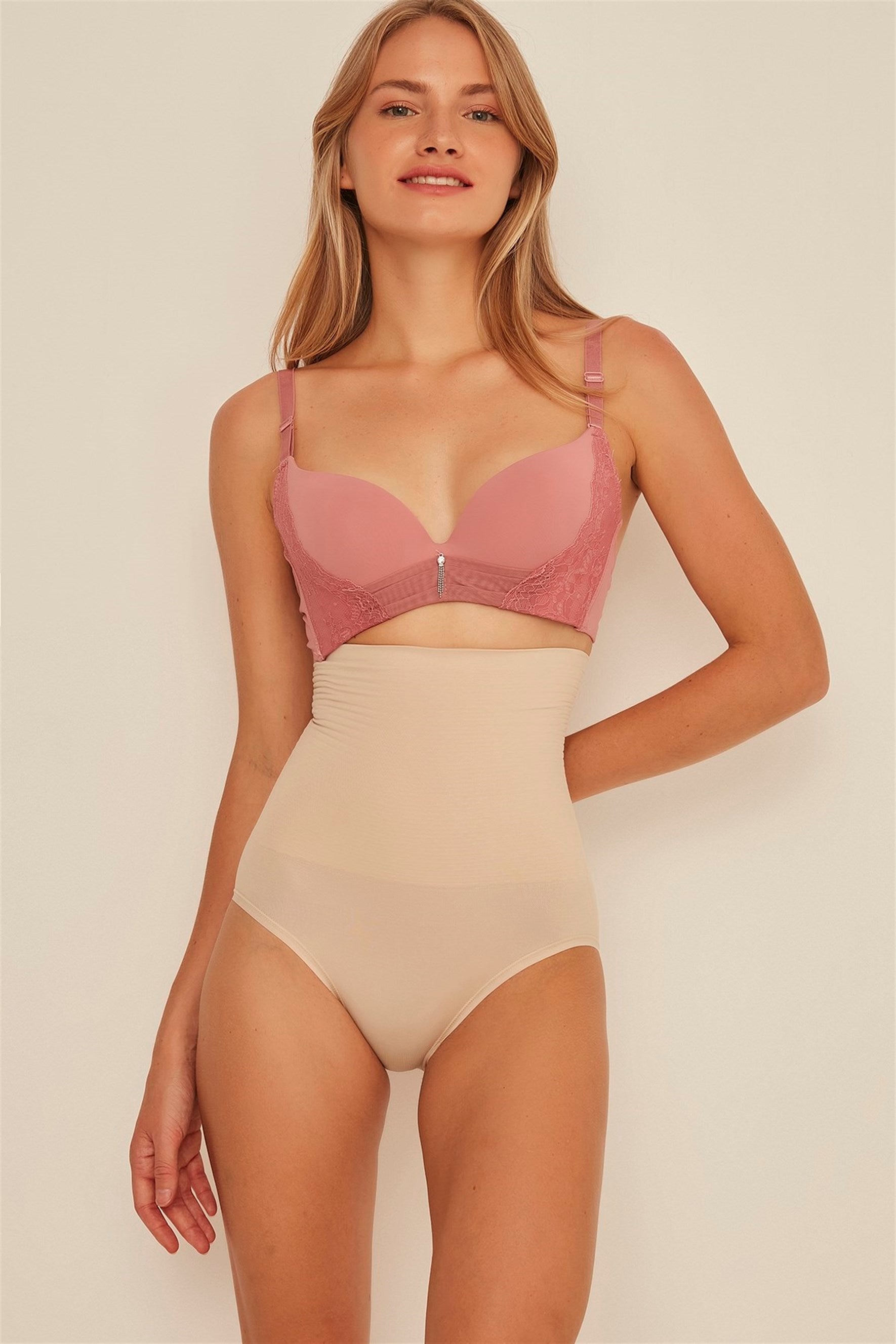 Emay 2029 Dikişsiz Masaj Özellikli Double Slip Lohusa Korse - Hamileco Homewear