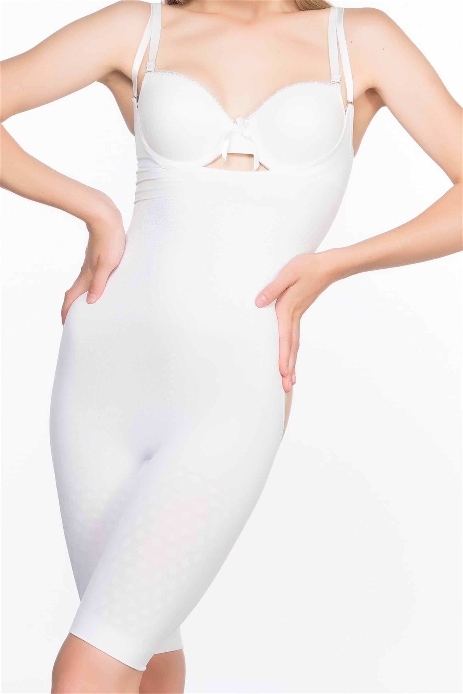 Emay 2038 Dikişsiz Uzun Paçalı Boxer Boy Lohusa Korse - Hamileco Homewear