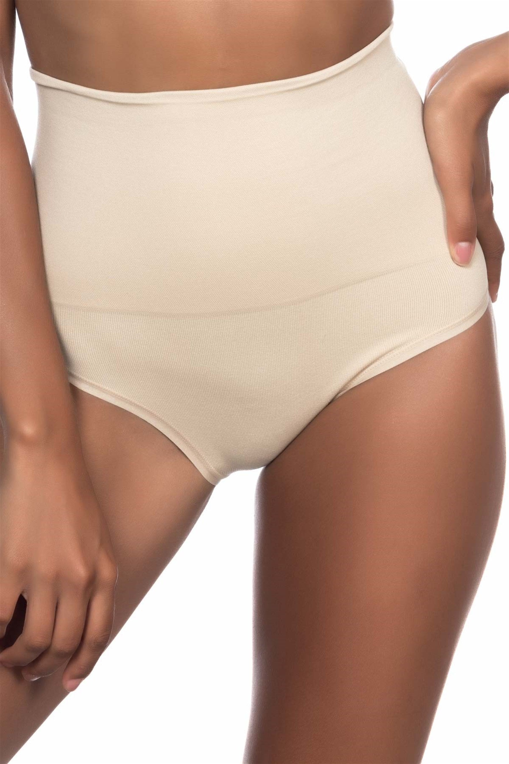 Emay 2039 Dikişsiz Double İz Yapmaz Slip Lohusa Korse - Hamileco Homewear