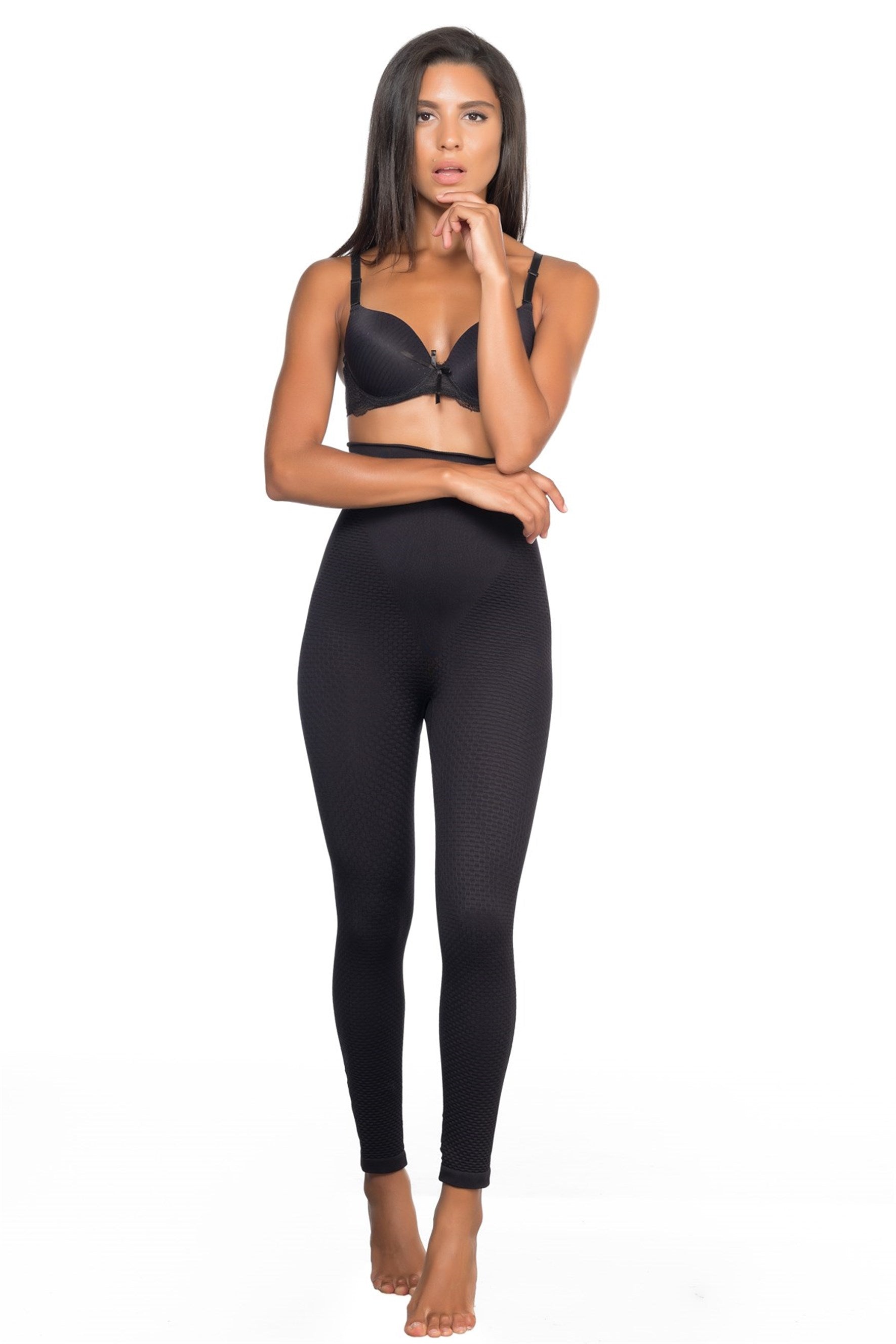 Emay 2045 Antiselülit Dikişsiz Lohusa Korse Tayt - Hamileco Homewear