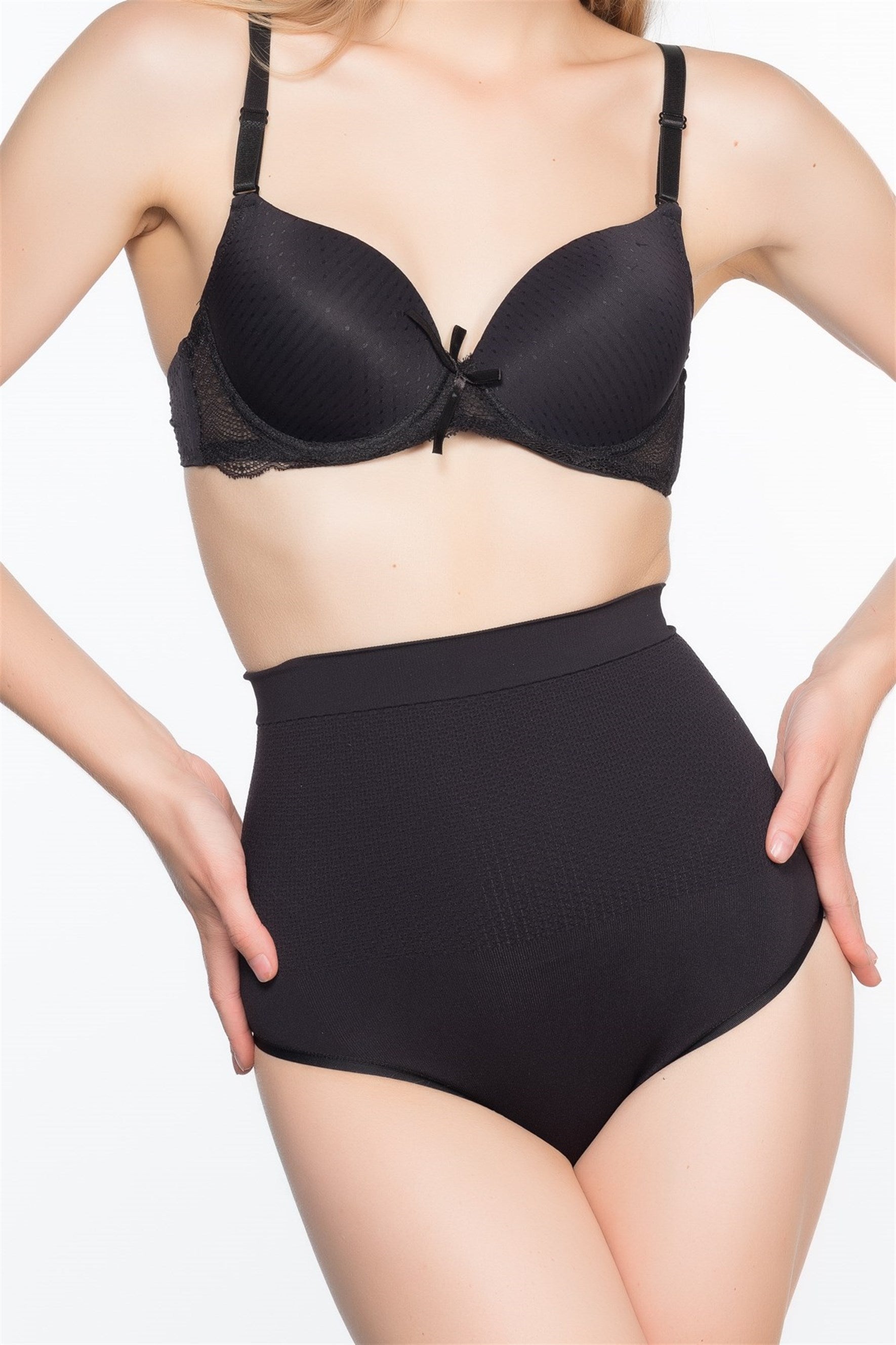 Emay 2054 Masaj Özellikli Dikişsiz String Lohusa Korse - Hamileco Homewear