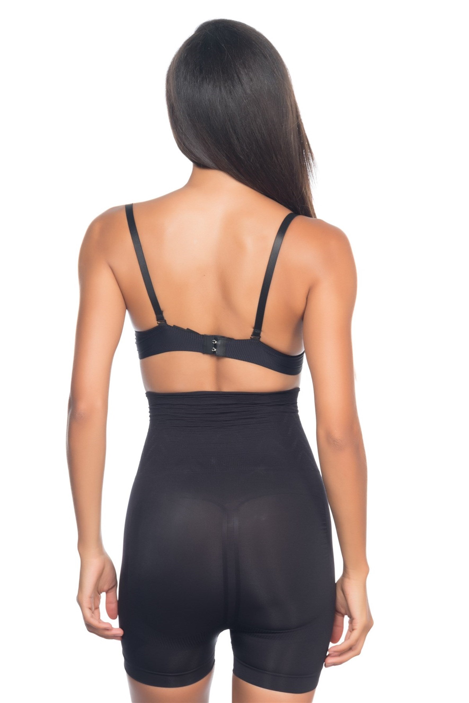 Emay 2075 Double Yüksek Bel Kısa Paçalı Lohusa Korse - Hamileco Homewear