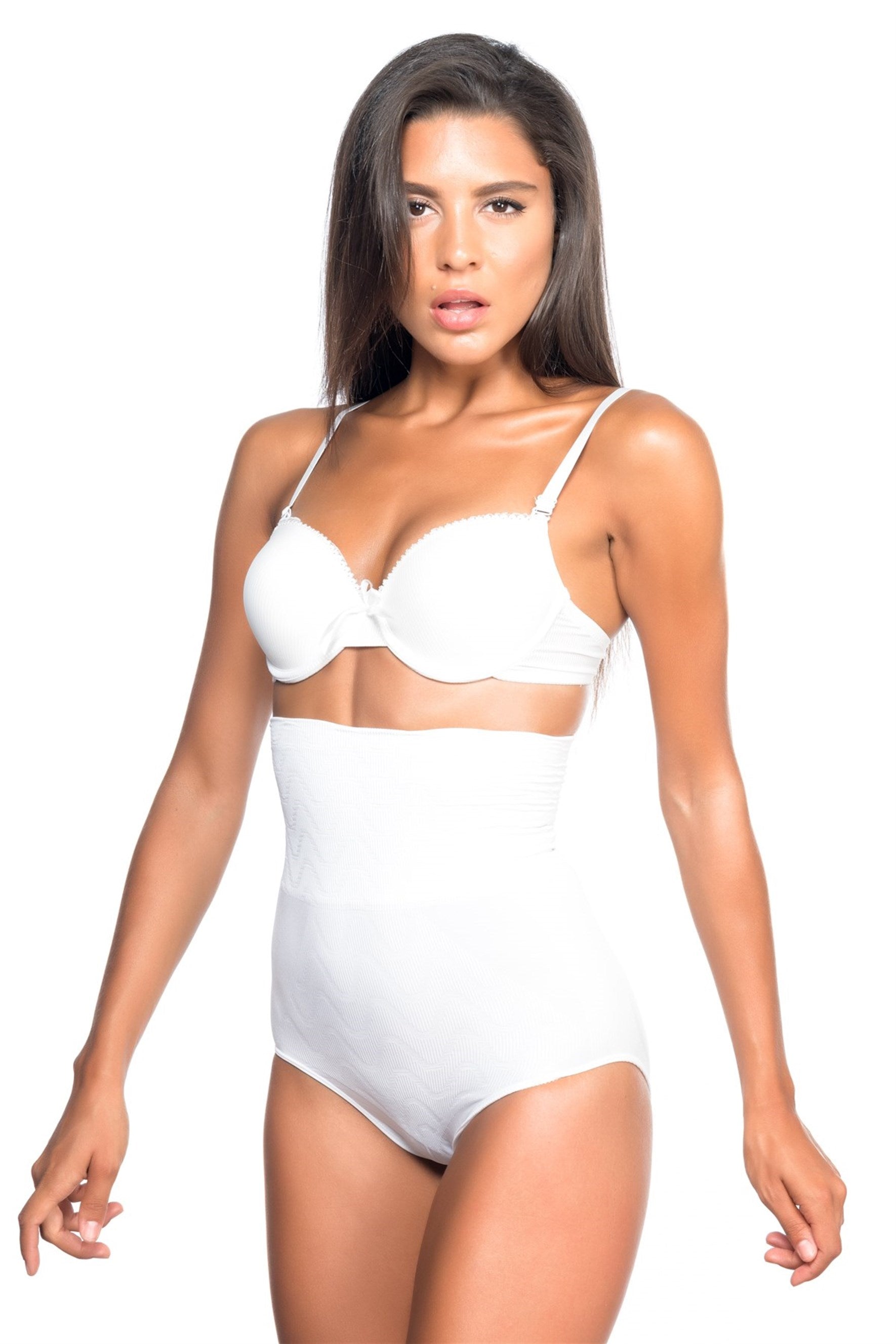 Emay 2079 Desenli Double Yüksek Bel Slip Lohusa Korse - Hamileco Homewear