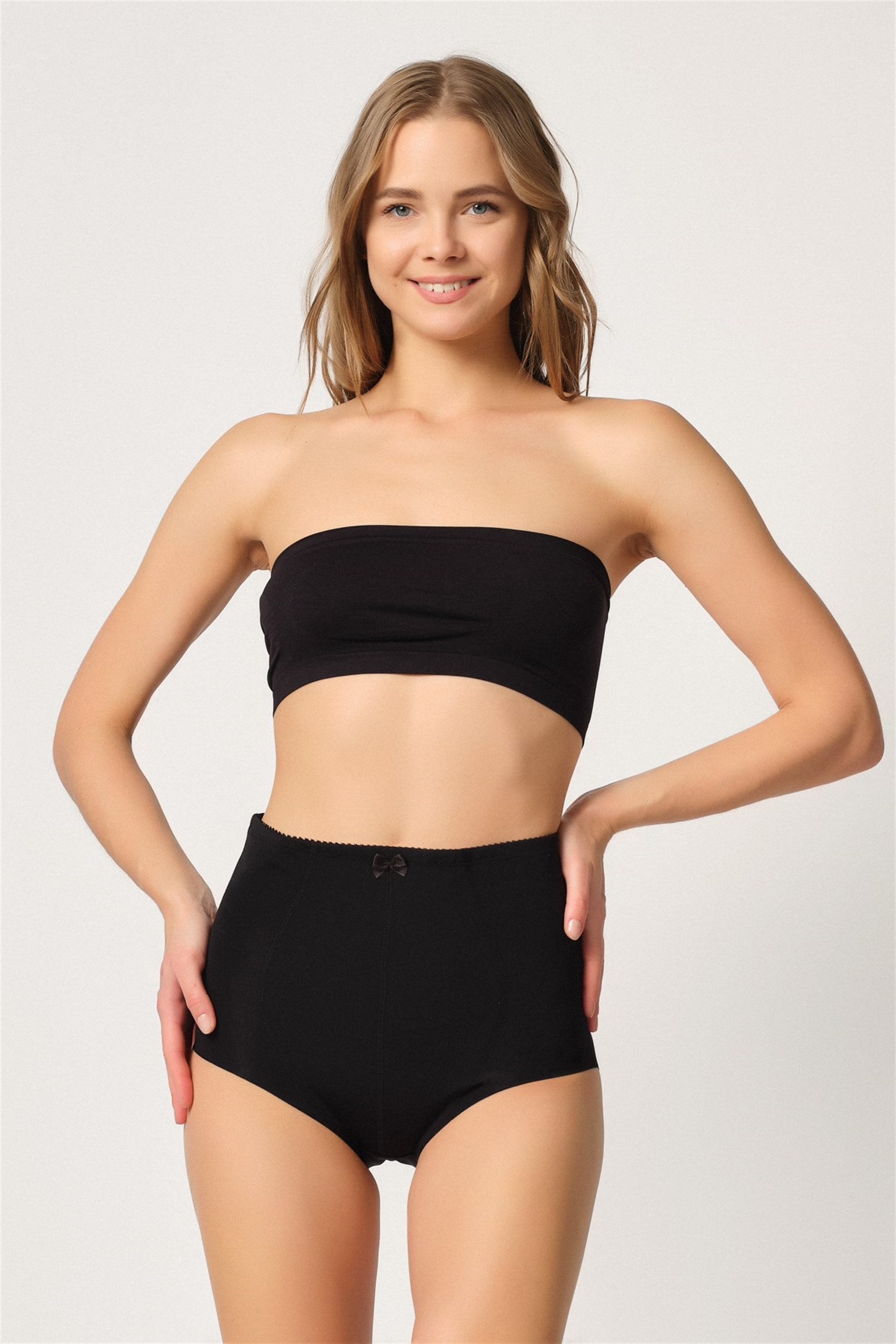 Emay 2819 Double Karın Toparlayıcı Slip Lazer Lohusa Korse - Hamileco Homewear