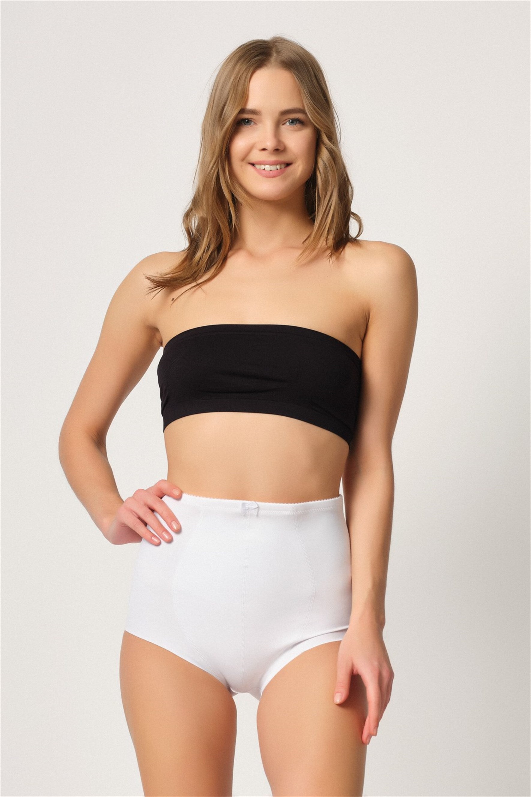 Emay 2819 Double Karın Toparlayıcı Slip Lazer Lohusa Korse - Hamileco Homewear