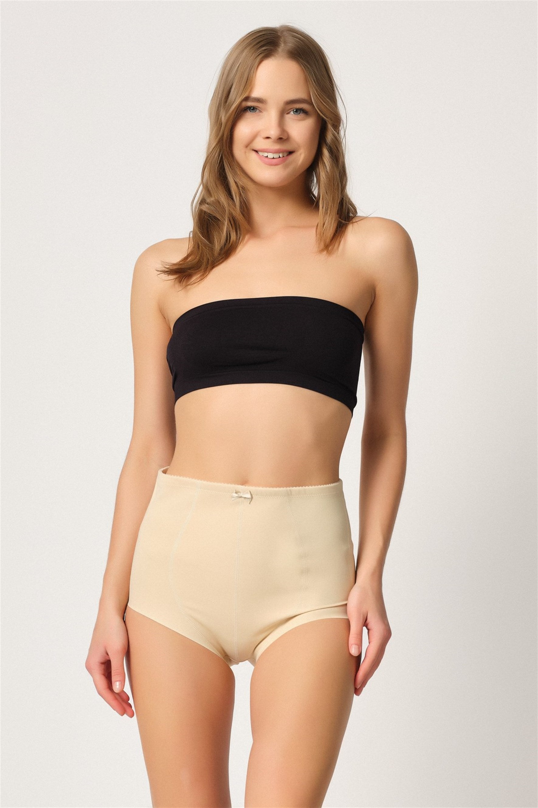 Emay 2819 Double Karın Toparlayıcı Slip Lazer Lohusa Korse - Hamileco Homewear