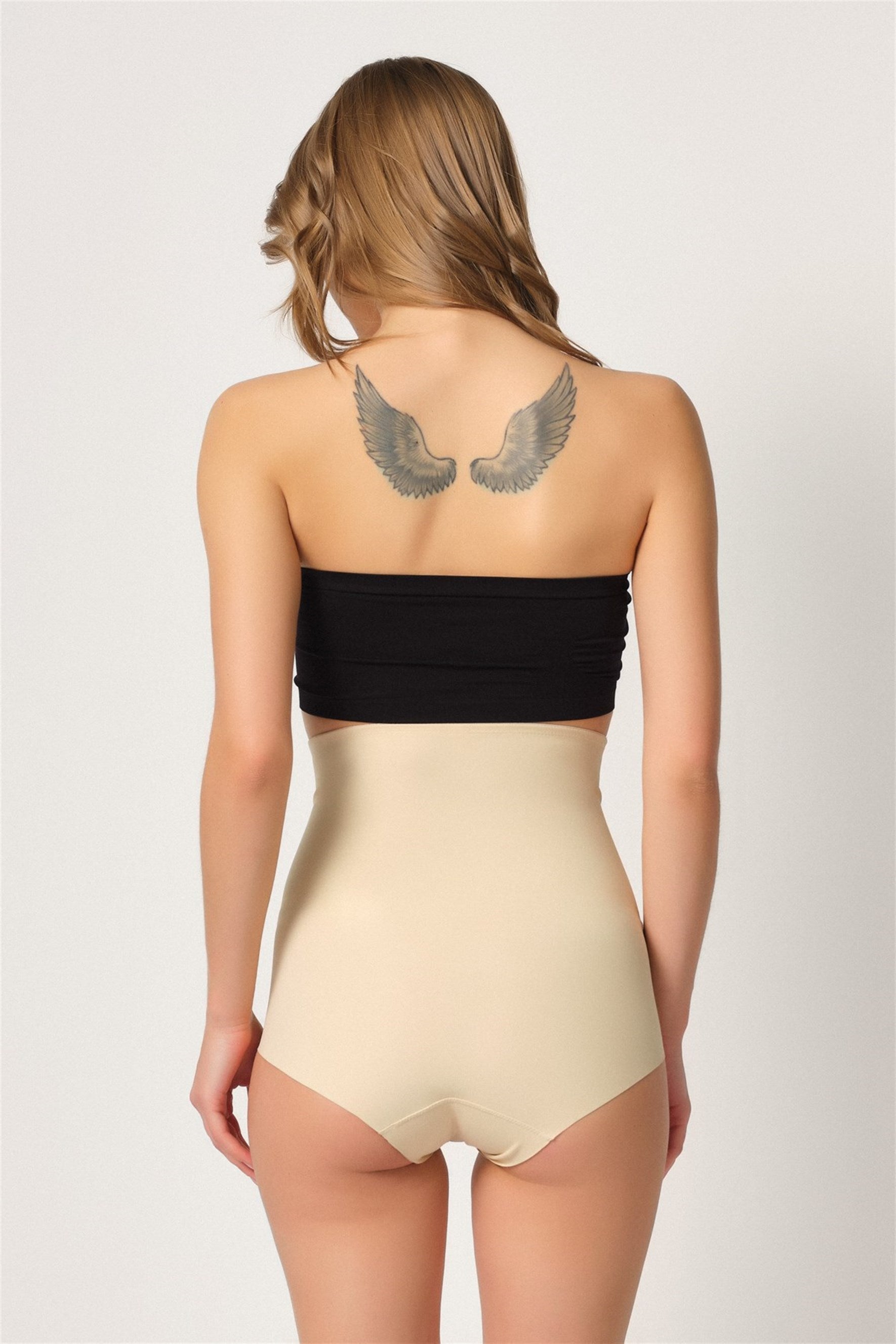 Emay 2920 Karın Toparlayıcı Destekli Lazer Slip Lohusa Korse - Hamileco Homewear