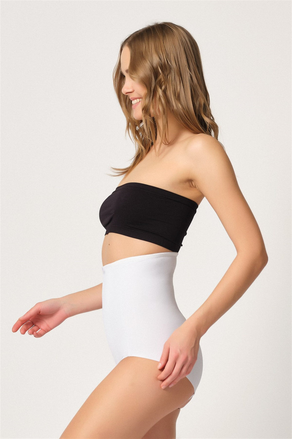 Emay 2920 Karın Toparlayıcı Destekli Lazer Slip Lohusa Korse - Hamileco Homewear