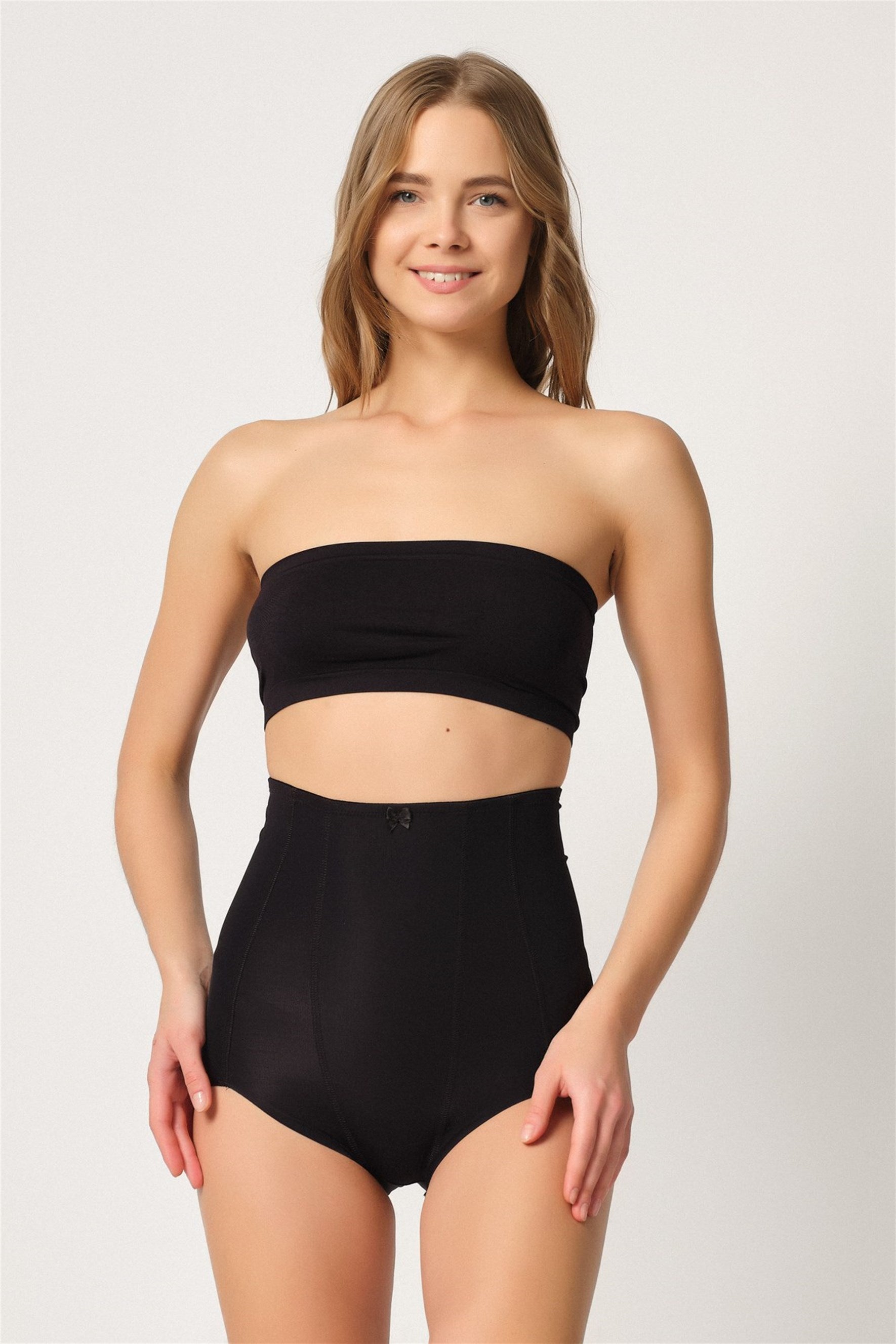 Emay 2920 Karın Toparlayıcı Destekli Lazer Slip Lohusa Korse - Hamileco Homewear