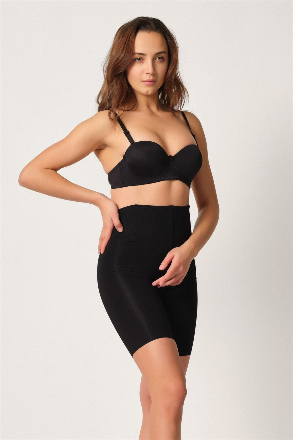 Emay 2927 Balenli Dekolte Paçalı Lohusa Korse - Hamileco Homewear