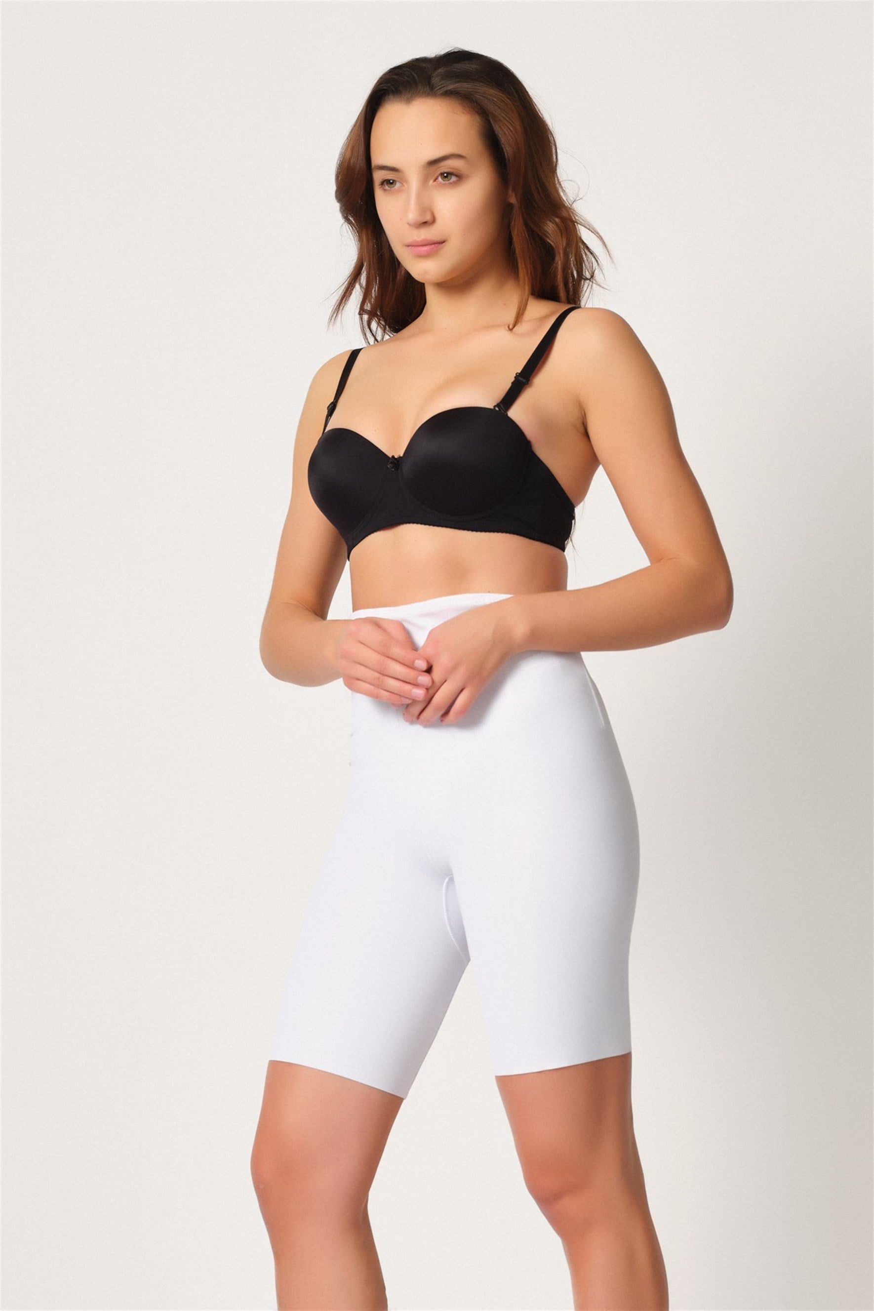 Emay 2927 Balenli Dekolte Paçalı Lohusa Korse - Hamileco Homewear