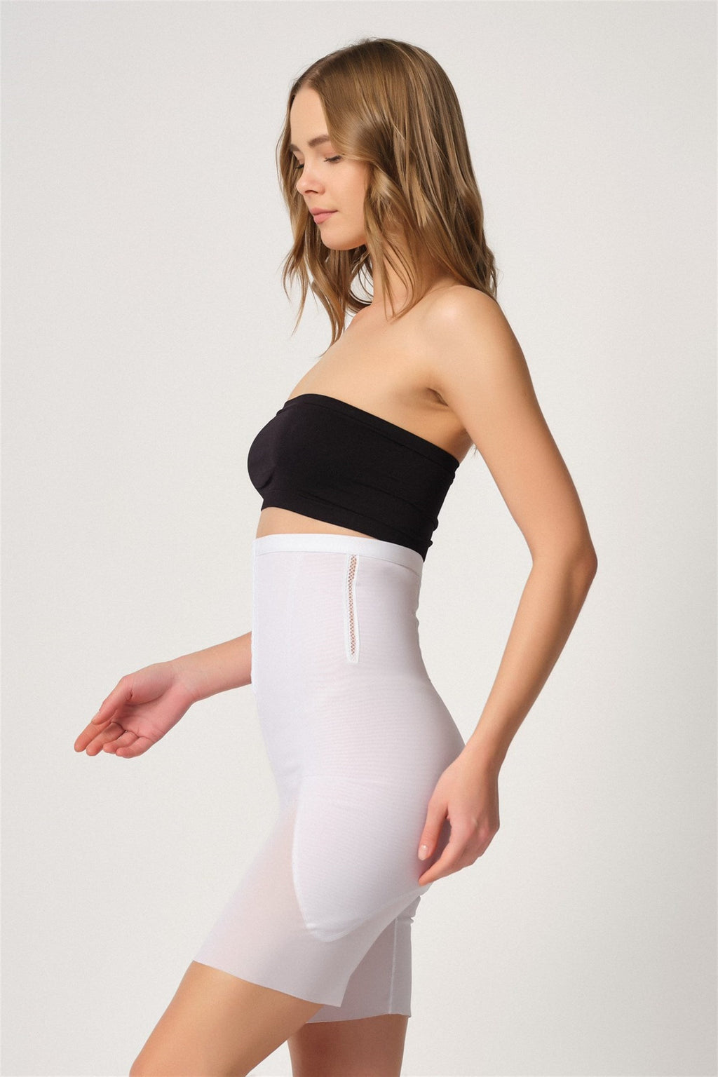 Emay 2928 Toparlayıcı Ön Agraflı Tül Lazer Lohusa Korse - Hamileco Homewear