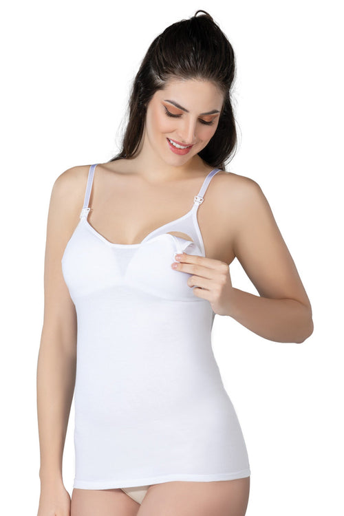 Emay 1413 Cotton Kaplı Emzirme Atleti - Hamileco Homewear